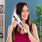 CERAMIC HAIR IRON WITH STEAM CERAMIC HAIR IRON WITH STEAM