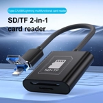 2 in 1 SD + TF Card Slot Reader, 2 in 1 SD + TF Card Slot Reader,
