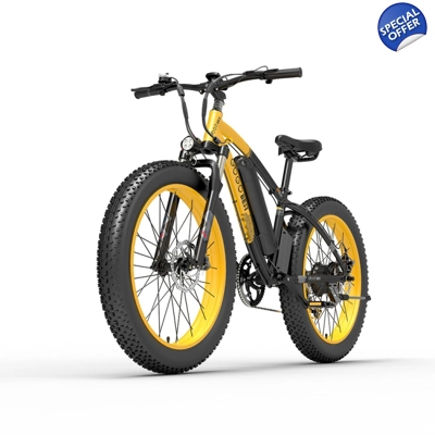 GOGOBEST GF600 48V 13AH 1000W Transmission Electric Bicycle with 26 inch Tires, EU Plug