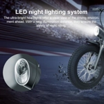 Q3 250W All-terrain Off-road Electric Bicycle with 20 inch Tires, EU Plug (Iron Black)