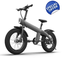 Q3 250W All-terrain Off-road Electric Bicycle with 20 inch Tires, EU Plug (Iron Black)