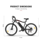 SAMEBIKE SY26-II Electric Bicycle Adults 26“ SAMEBIKE SY26-II Electric Bicycle Adults 26“