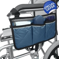 Wheelchair Armrest Side Storage Bag