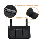 Wheelchair Armrest Side Storage Bag