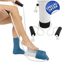 Elderly Pregnant Women Avoid Bending Over & WearSocks