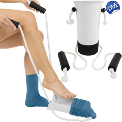 Elderly Pregnant Women Avoid Bending Over & WearSocks