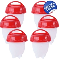 6 PCS/Set Silicone Non-stick Egg Steamer