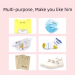 5 x Clothing Seal For Children Kindergarten Student Name Photosensitive Seal