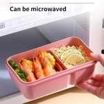 Rectangle Microwaveable Lunch Box Hermetic Bento Box with Spoon Rectangle Microwaveable Lunch Box Hermetic Bento Box with Spoon