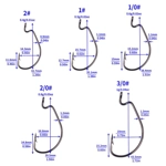 50pcs Fishing Hocks 50pcs Fishing Hocks