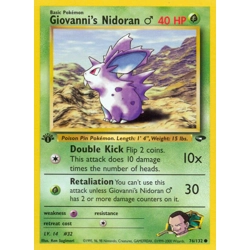 Giovanni's Nidoran (1st edit..