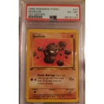 Geodude (1st edition) - Fossil - PSA EX-MT 6