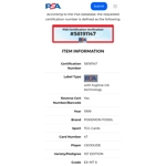 Geodude (1st edition) - Fossil - PSA EX-MT 6