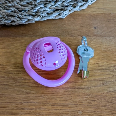 Chastity Cage - HoneyPot Pink