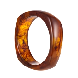 Square resin bangle