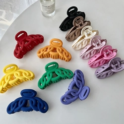 Cut out design resin hair claws