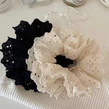 Large layered hair ring