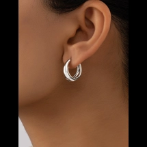 Small hoop earrings