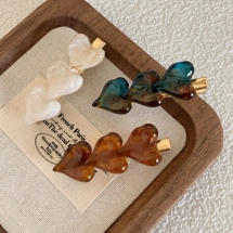 Three hearts hair clips