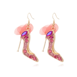 High heels dangle earrings