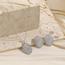 Stylish oval studs and ..