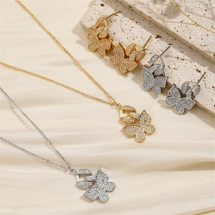 Glam zircon butterfly e..