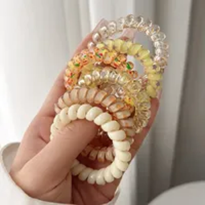 Additional Image for Pack of 6 coil hair ties