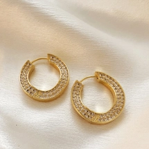 Thick irregular hoop ea..