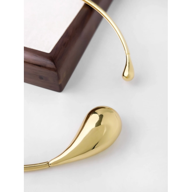 Additional Image for Japenese style open choker with water droplet detail