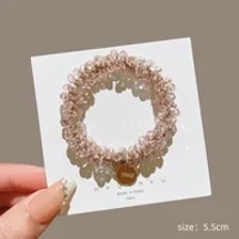Artificial crystal hair..