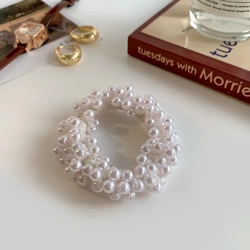 Artificial pearl hair rings