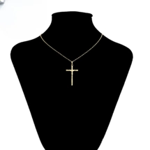 Simple crucifix necklace