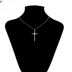Simple crucifix necklace