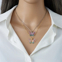 Pretty butterfly necklace
