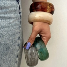 Big acrylic bangles