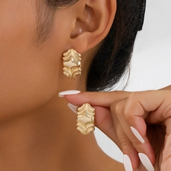 Elegant geometric design earrings