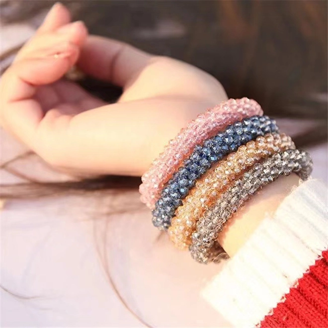 Additional Image for Stylish crystal hair tie