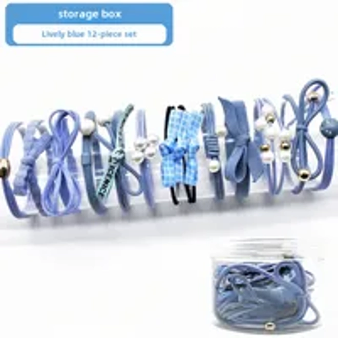 Additional Image for 1 tub of assorted hair ties