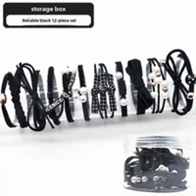 Additional Image for 1 tub of assorted hair ties