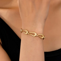 Tear dop pattern bracelet