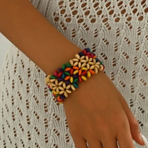 Colourful wooden bangle