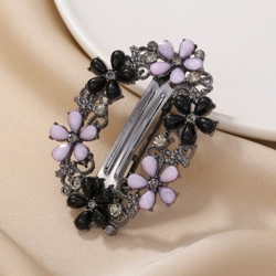 Elegant flower design hair clip