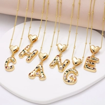 Necklace with zircon le..