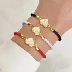 Bracelet with heart shape pendant