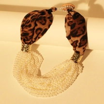 Leopard print polyester..