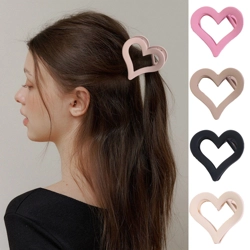 Heart shape hair claws