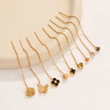 Ear threaders with asso..