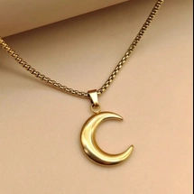 Crescent moon necklace