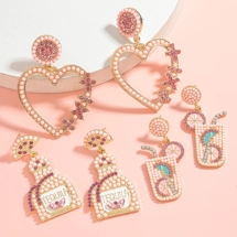 Fun acrylic drop earrings