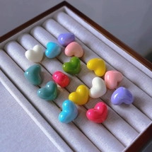 Heart shape acrylic ear..